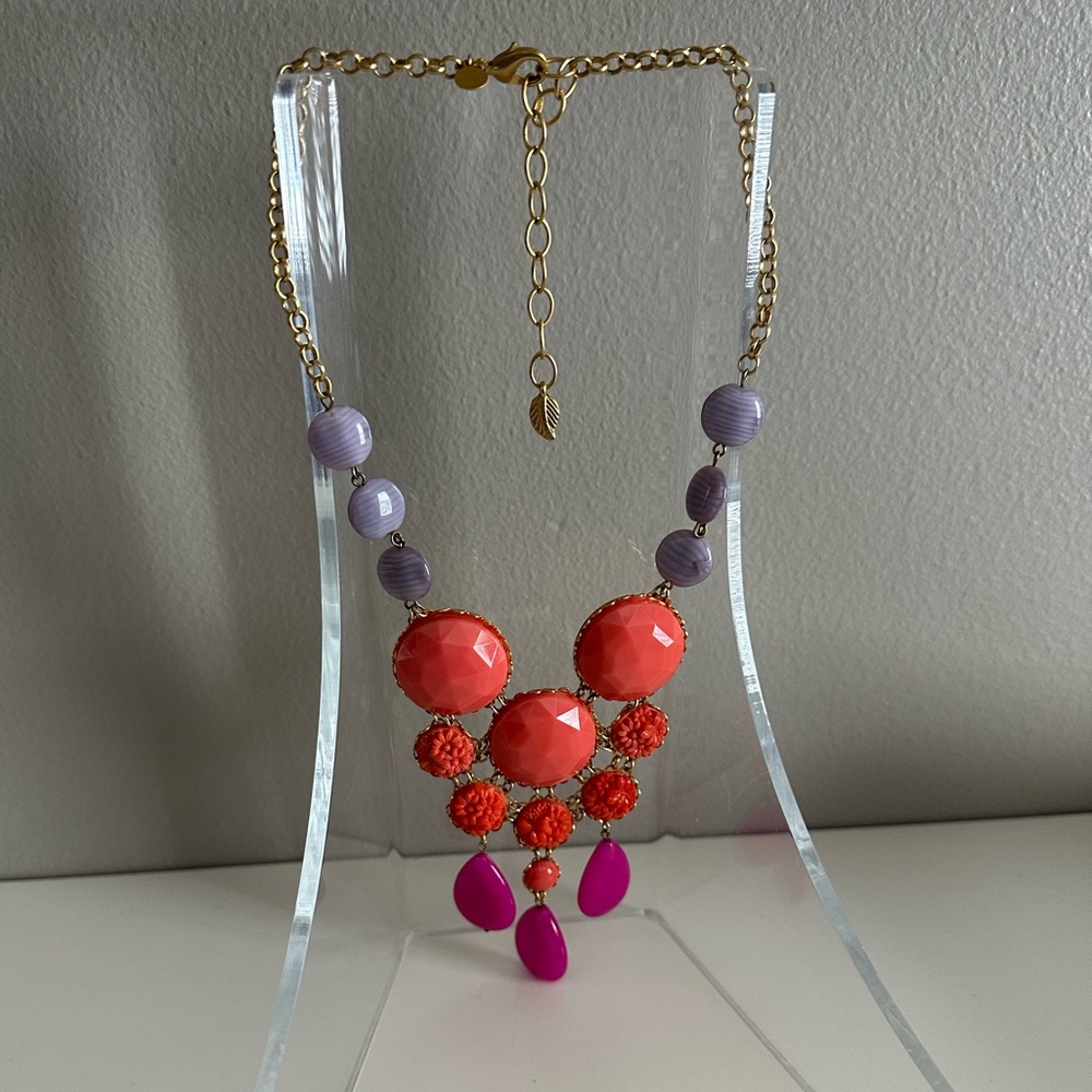 David Aubrey Vibrant Statement Necklace